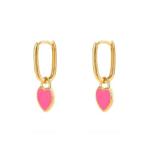 18K Timeless Fusion Gold Earrings.