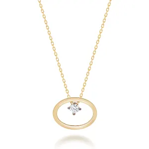 21K Golden Eye Necklace