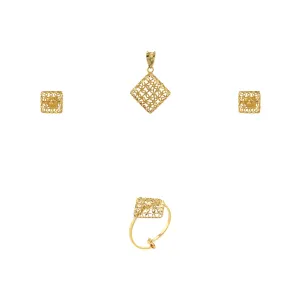 21K Kids' Gold Pendant Set