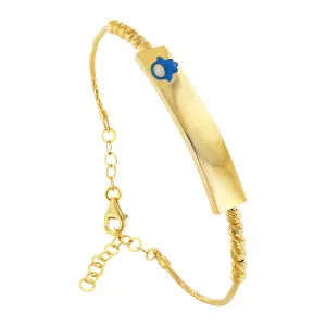 21K Gold Hamsa Kids Bracelet