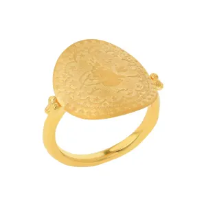 21K Traditional Gold Ring