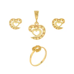 21K Kids' Gold Pendant Set