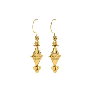 21K Traditional Gold Earring