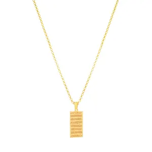 21K Duplexing  Traditional Gold Necklace