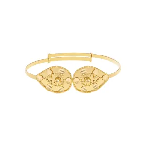 21K Adjustable Kids Gold Bracelet