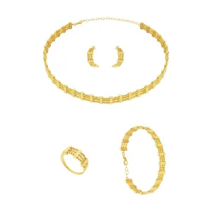 21K Gold Choker Set