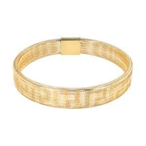 Flexibly Mesh 18K Gold Bracelet