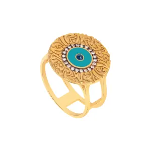 21K Traditional Gold Ring