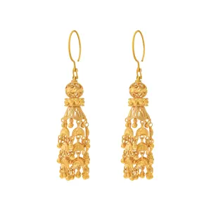 21K Traditional Gold Earring