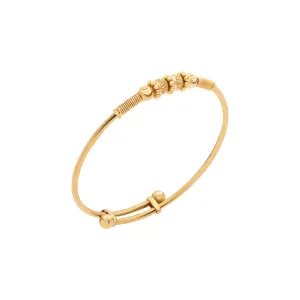 21K Adjustable Kids Gold Bracelet