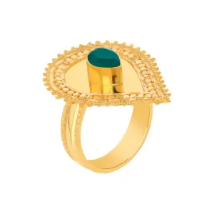 21K Traditional Gold Ring