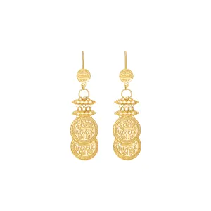 21K Traditional Gold Earring