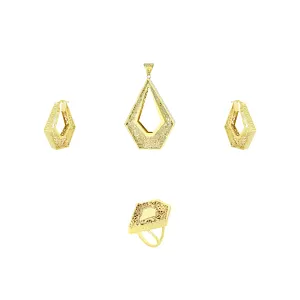 21K Gold Pendant Set