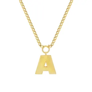 21K Gold Letter Necklace