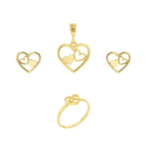 21K Kids' Gold Pendant Set