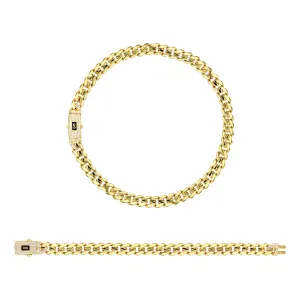 21K Classic Monaco Chain Gold Set