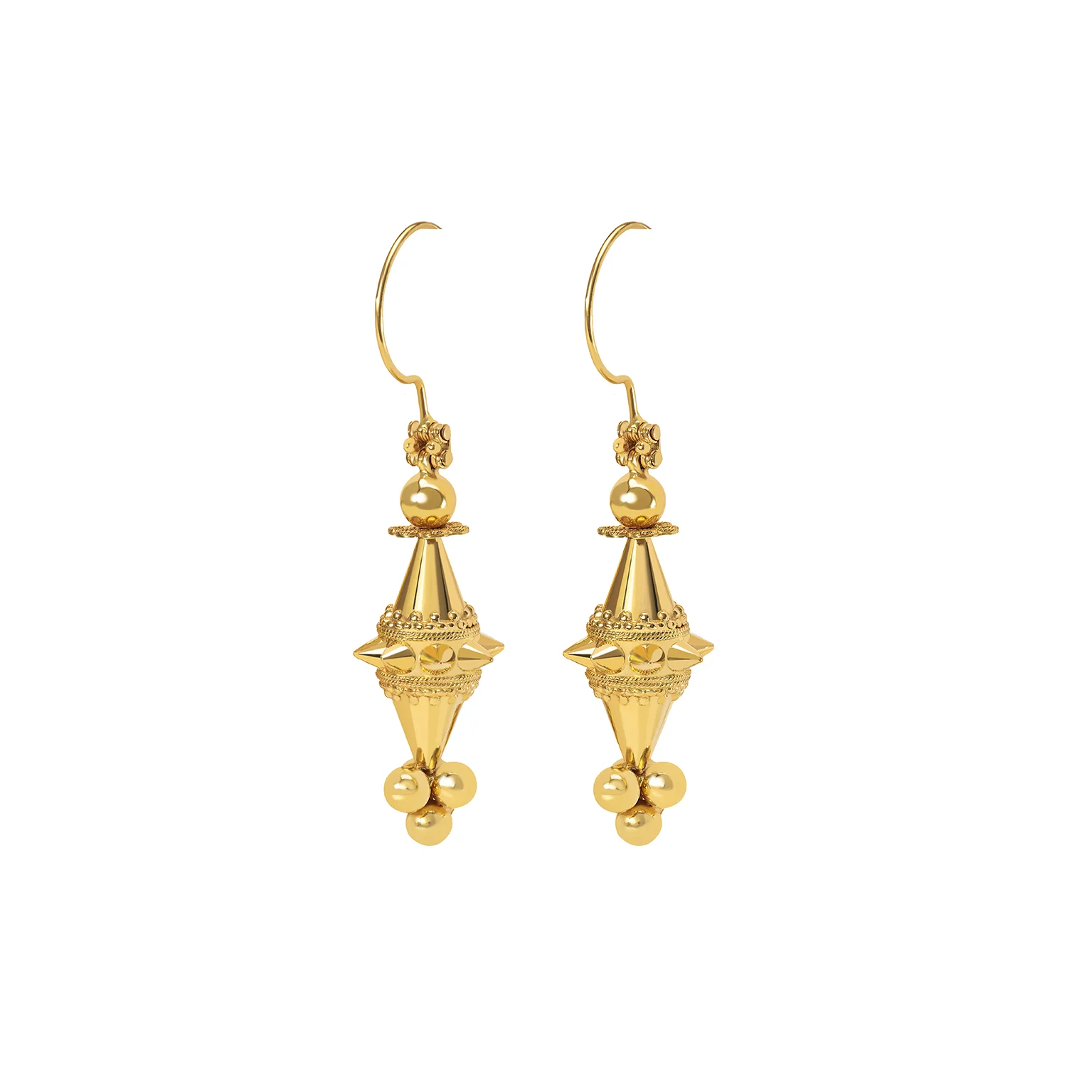 21K Traditional Gold Earring