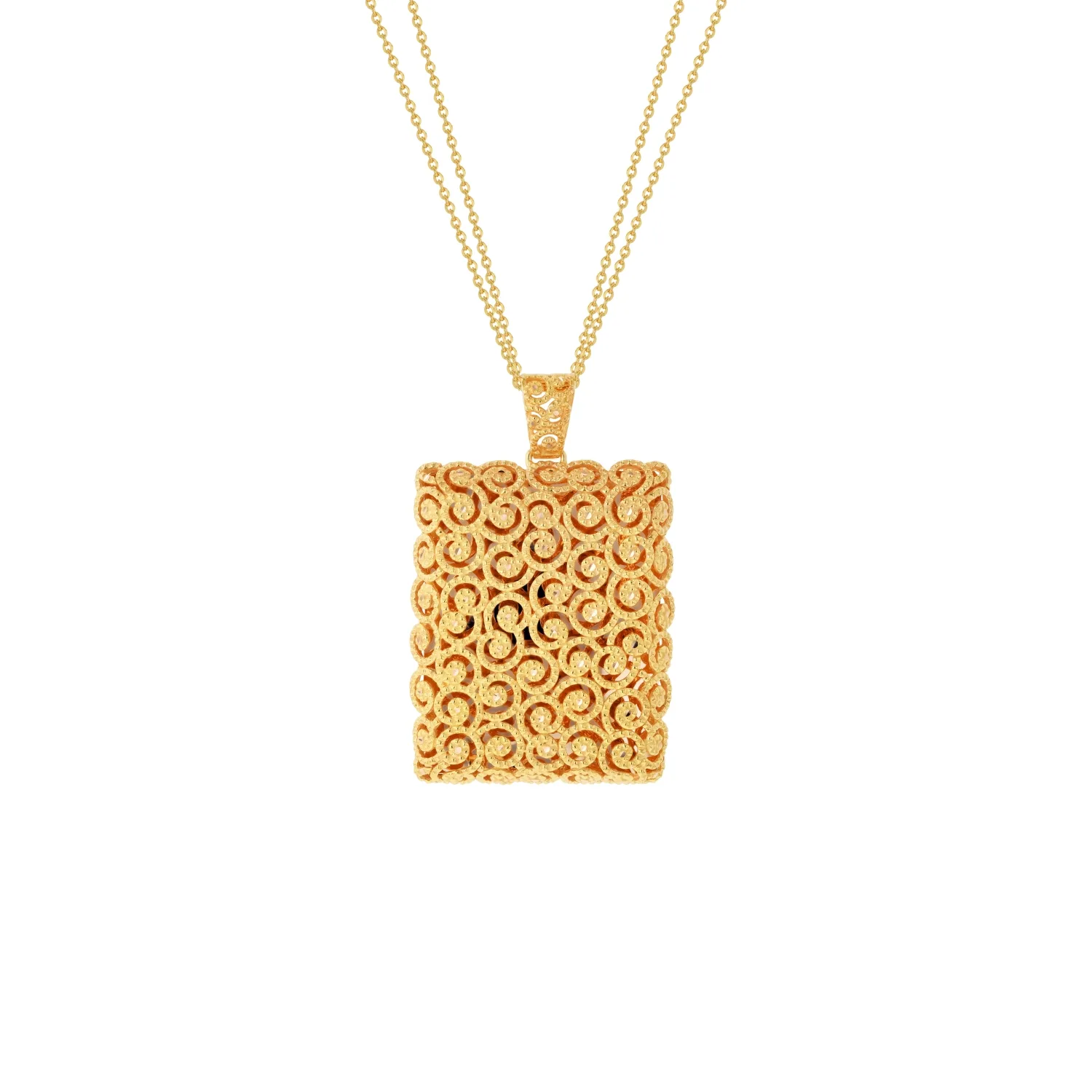 21K Gold Pendant Set