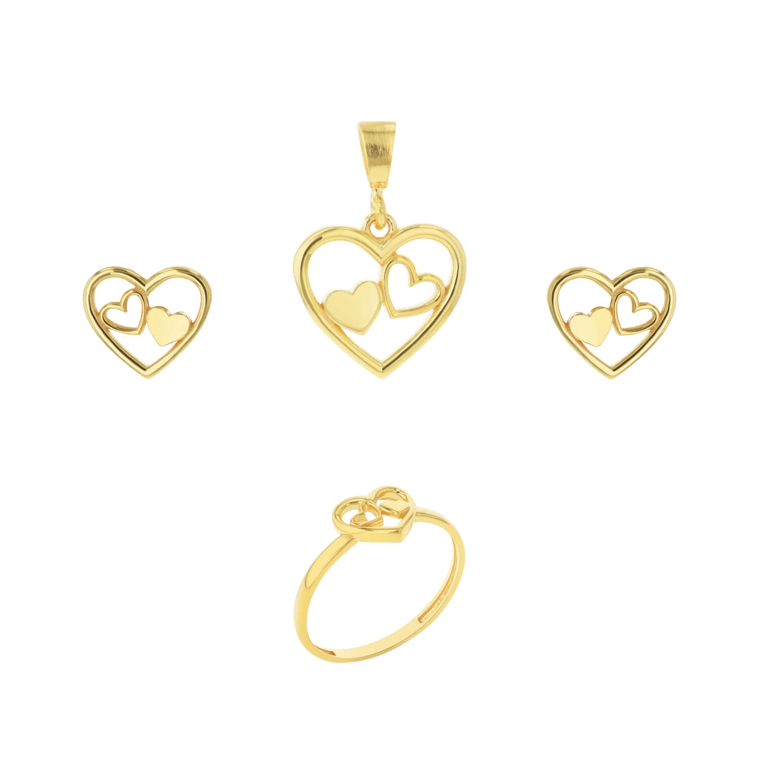 21K Kids' Gold Pendant Set