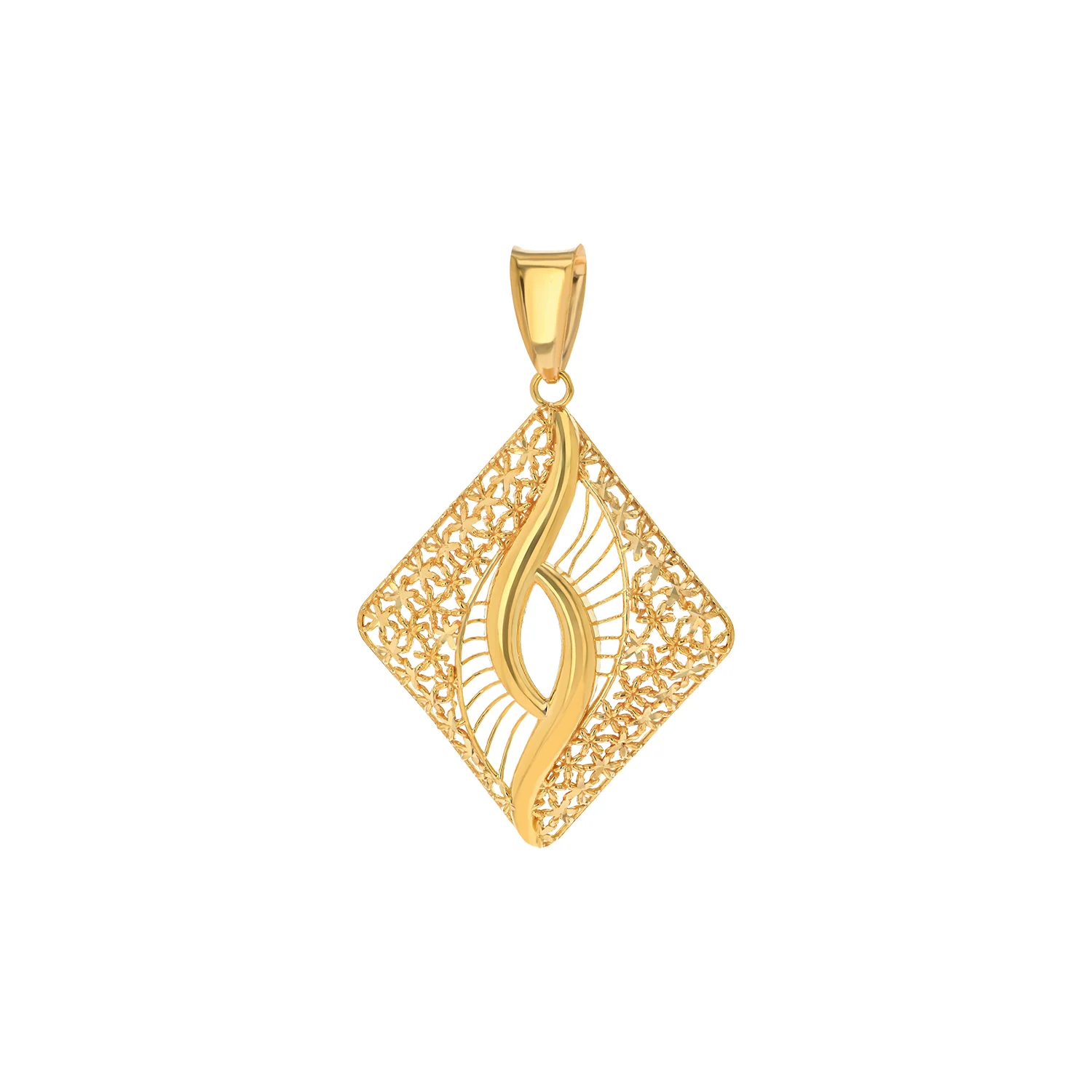 21K Gold Pendant Set