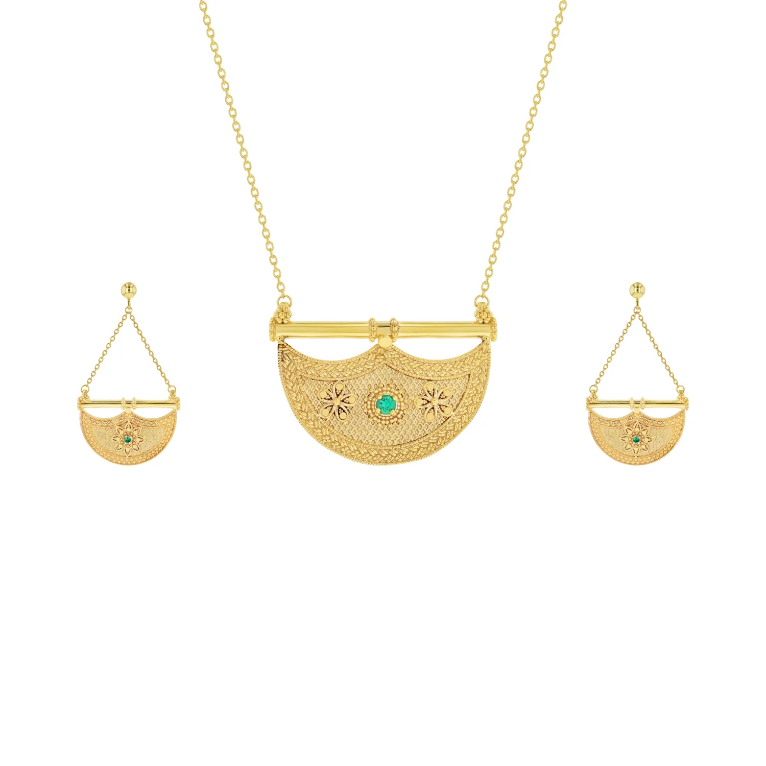 21K Traditional Gold Set