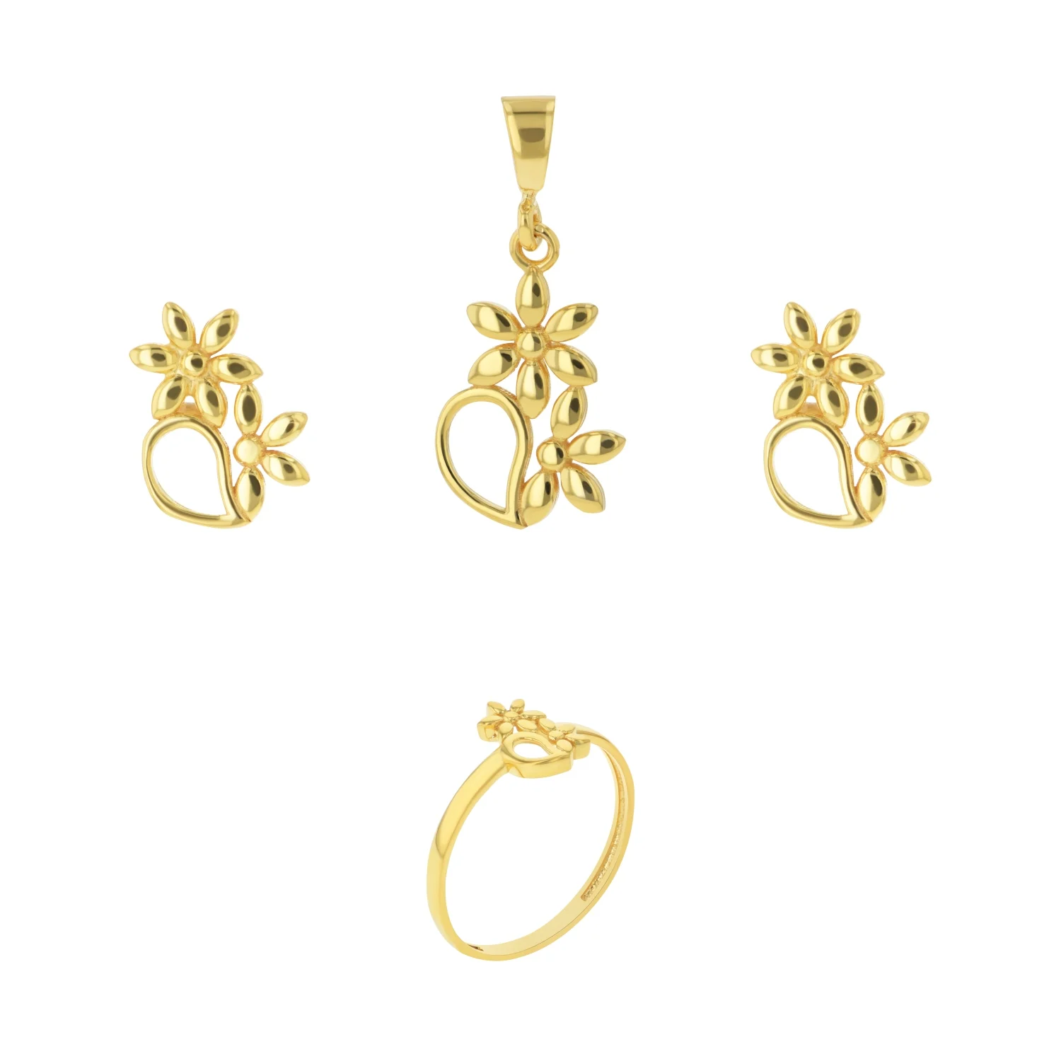 21K Kids' Gold Pendant Set