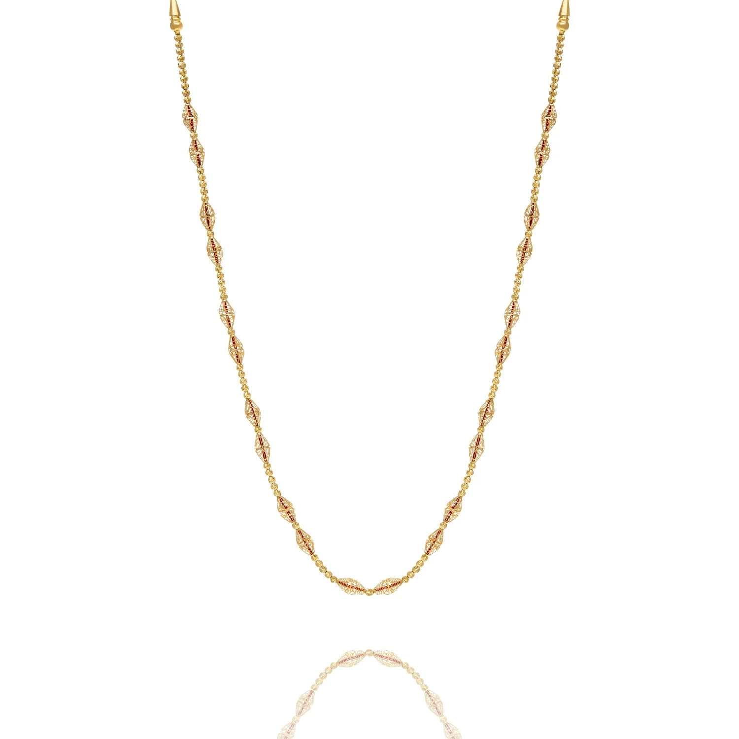 21K Traditional Gold Necklace