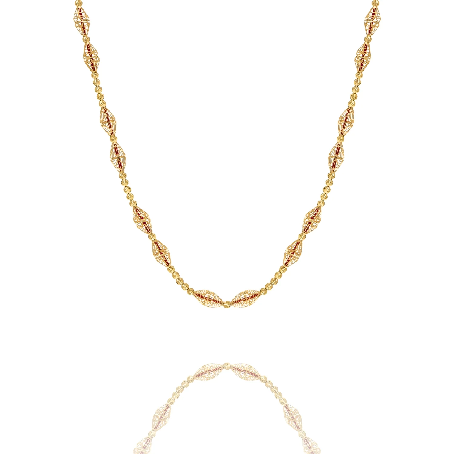 21K Traditional Gold Necklace