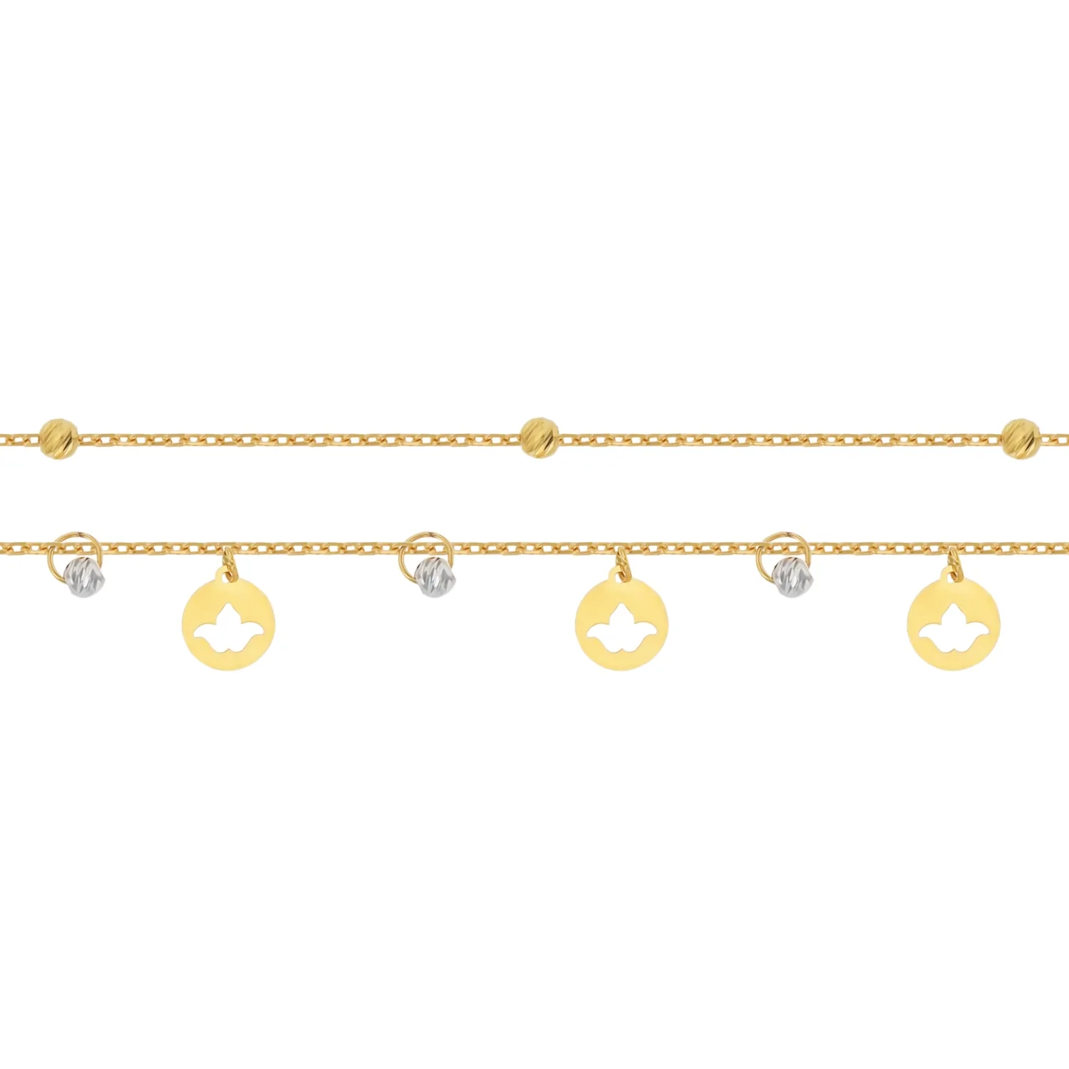 21K Gold Anklet