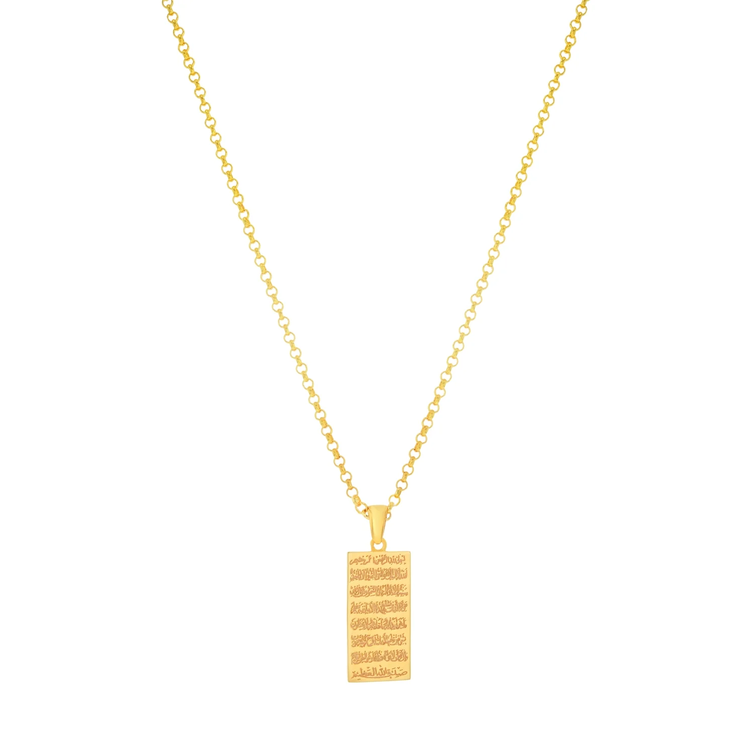 21K Duplexing  Traditional Gold Necklace