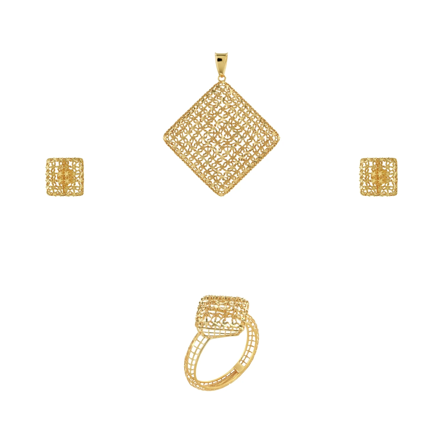 21K Kids' Gold Pendant Set