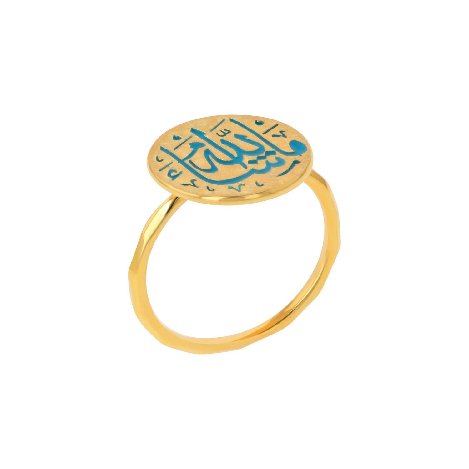 Arabic calligraphy customized 2 names sterling silver 925 or 18 k yell –  Abu Mariam Jewelry