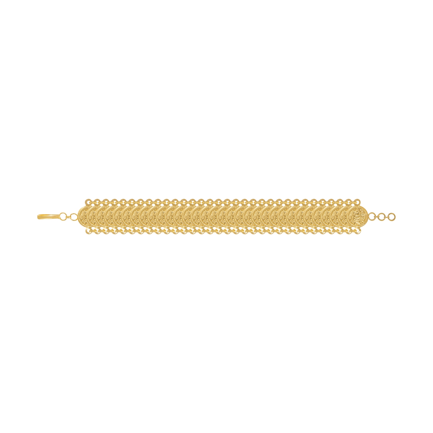 21K Traditional Gold Bracelet