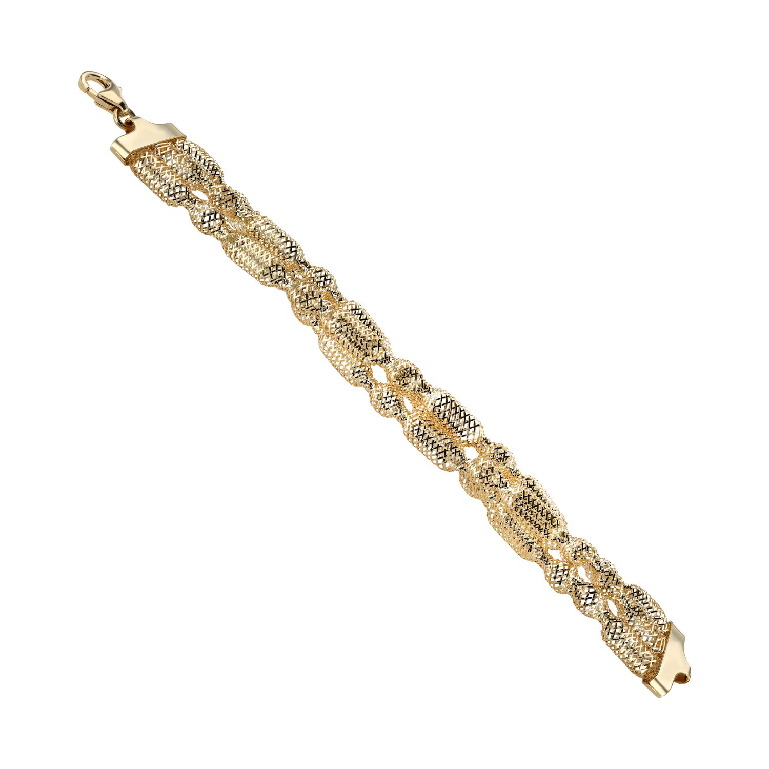 Flexibly Taffy 18K Gold Bracelet