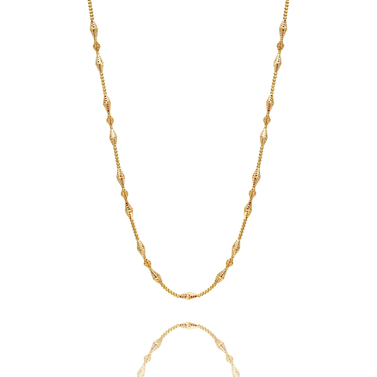 21K Traditional Gold Necklace