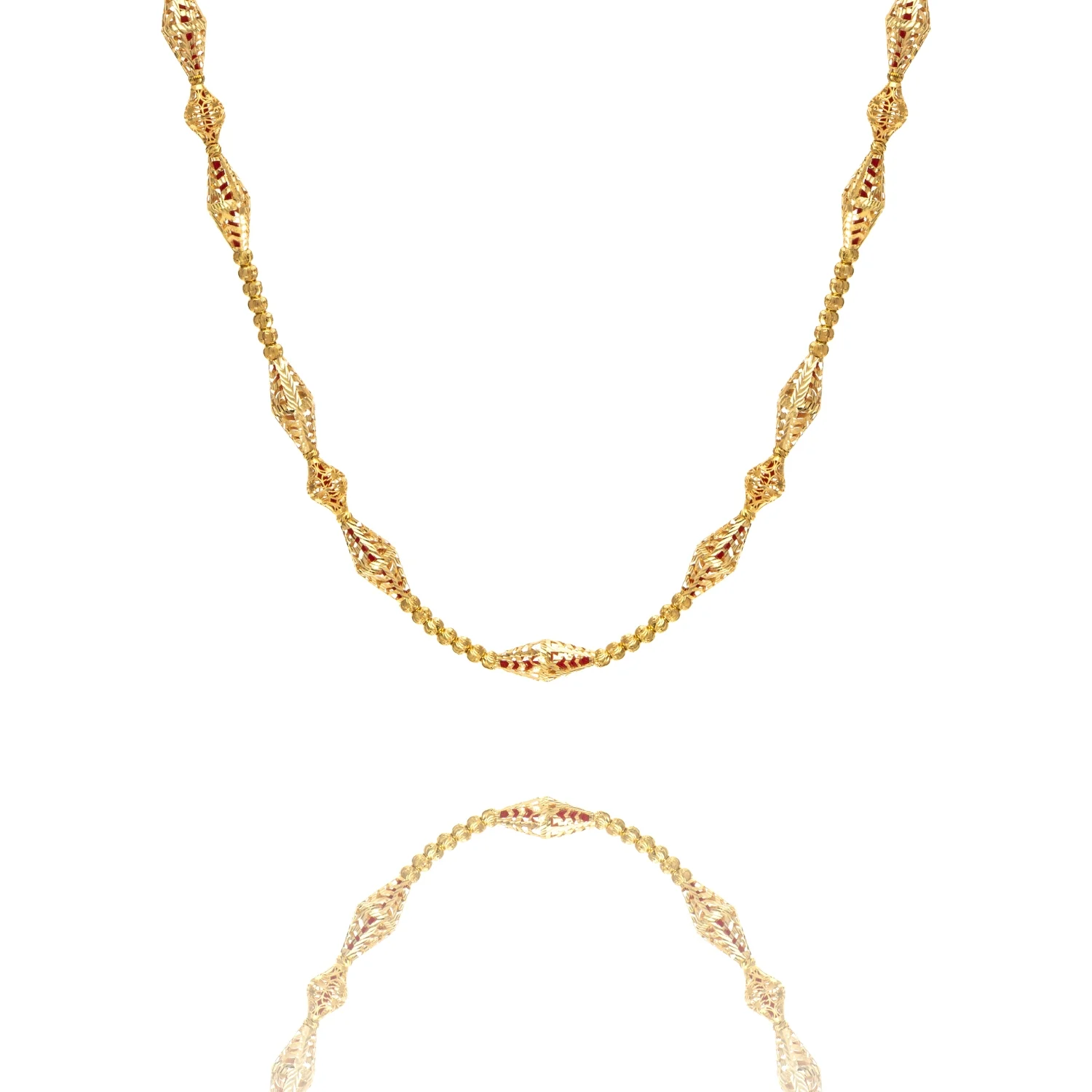 21K Traditional Gold Necklace