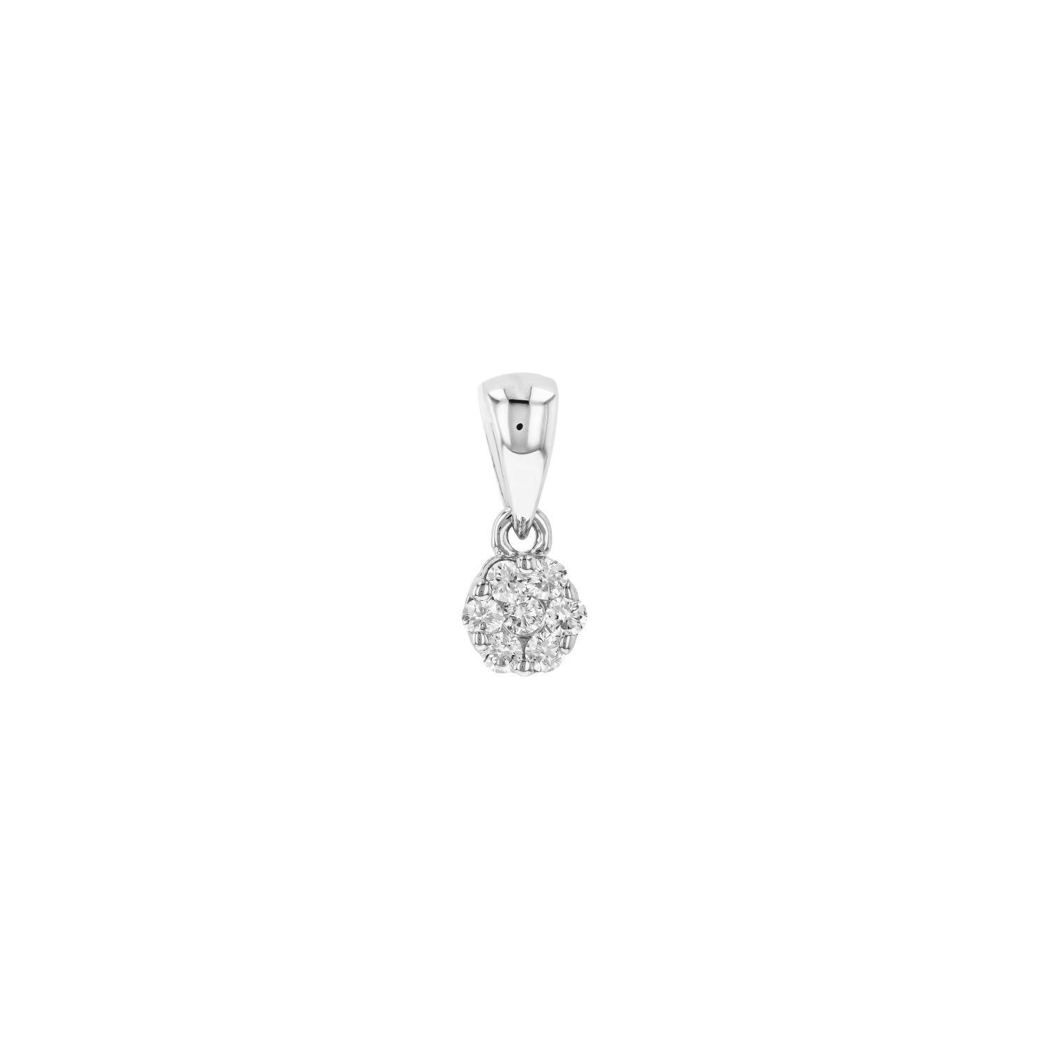 0.45CT Diamond Pendant Set