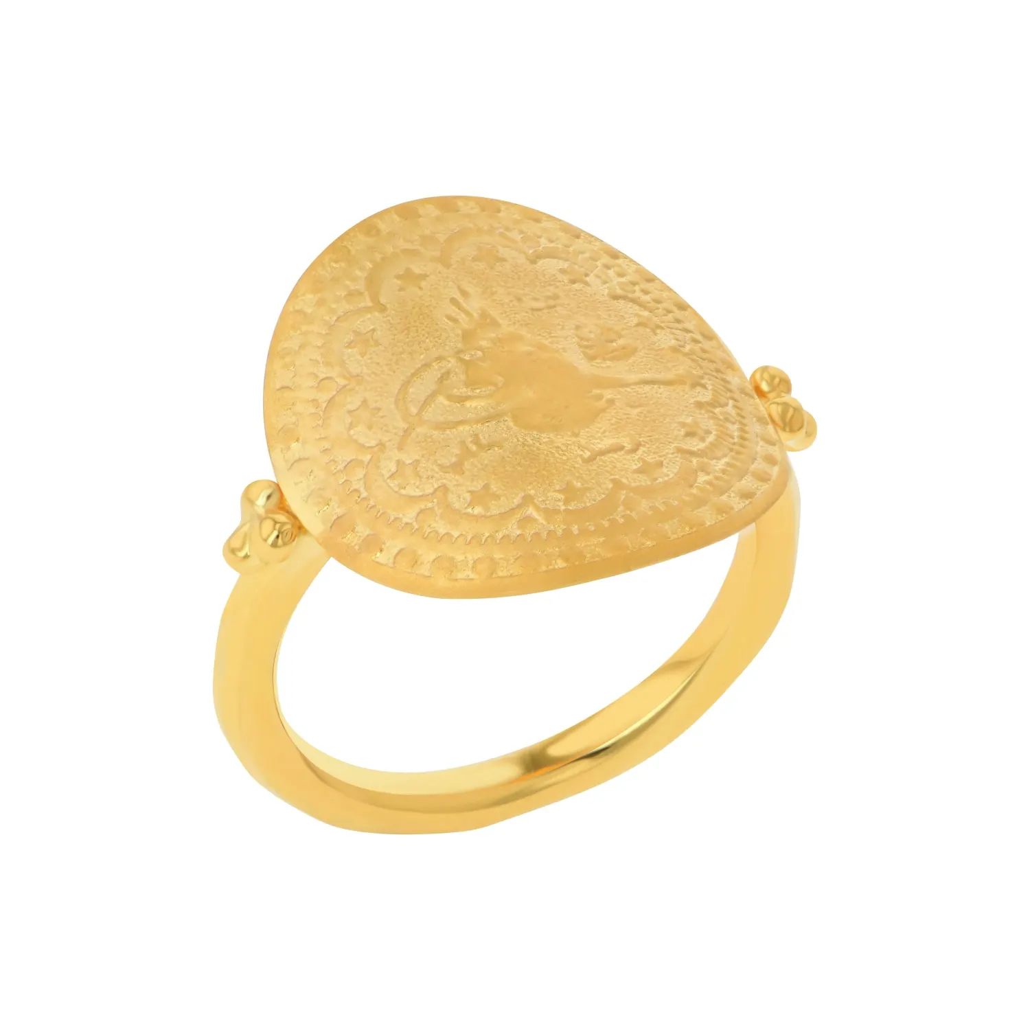 21K Traditional Gold Ring