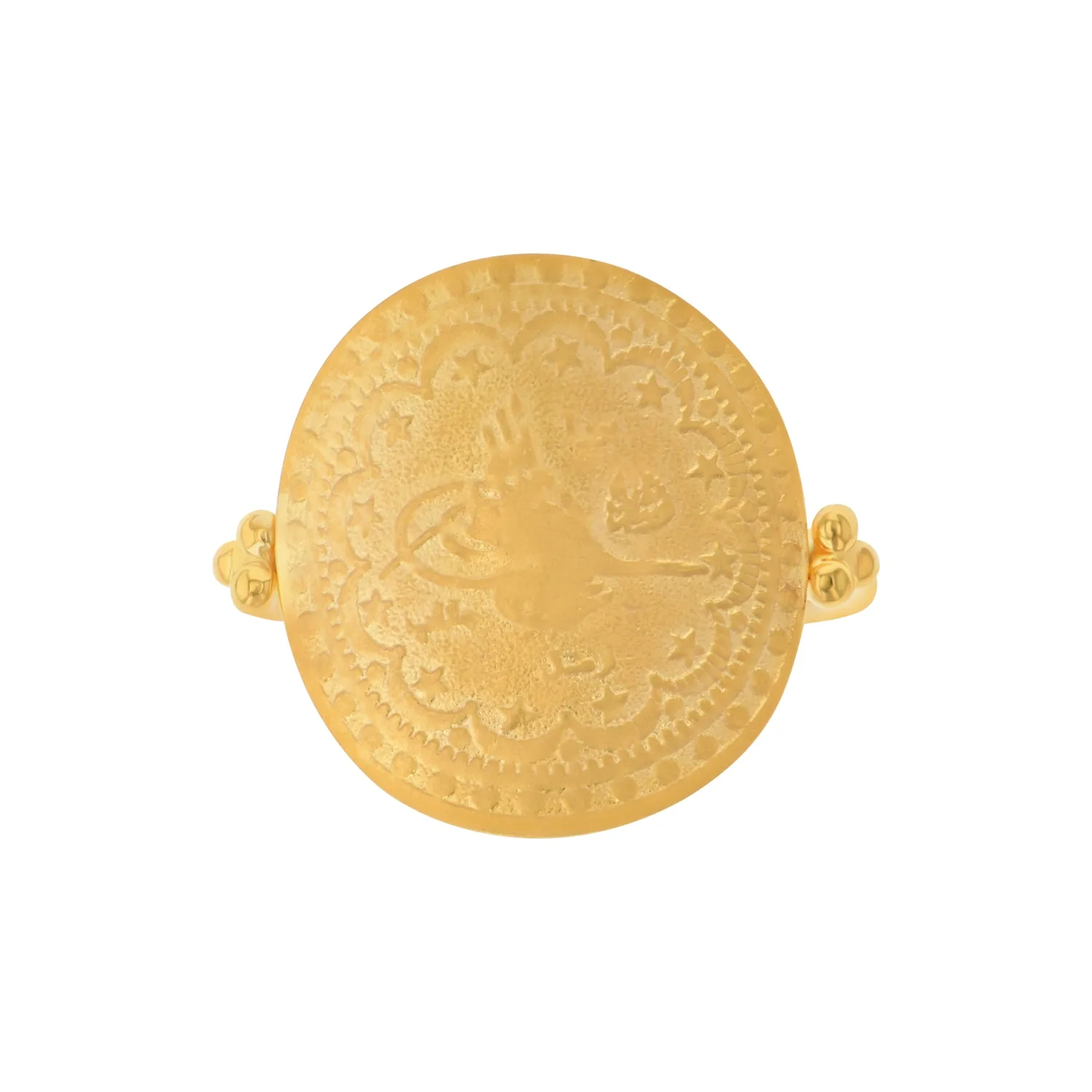 21K Traditional Gold Ring