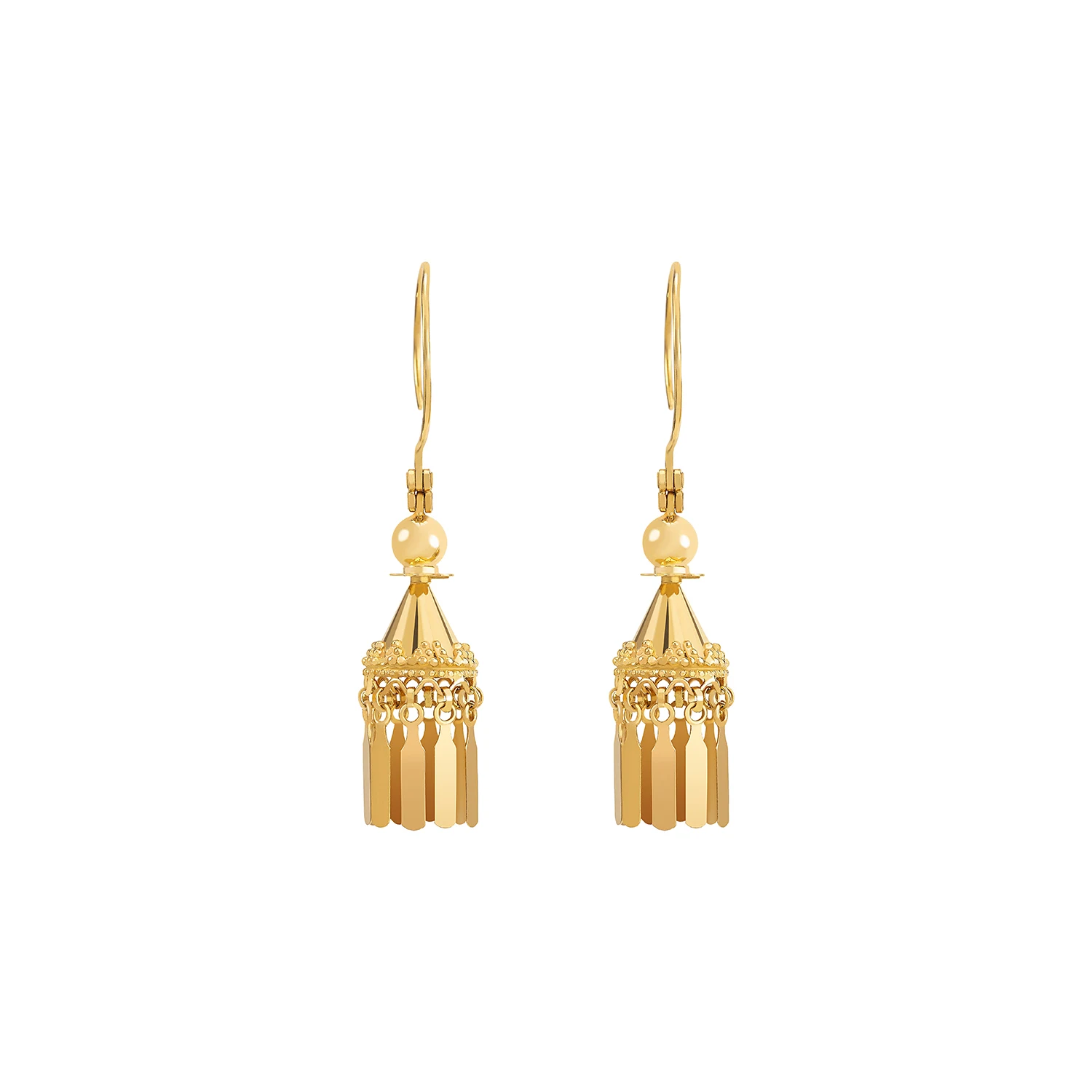 21K Traditional Gold Earring