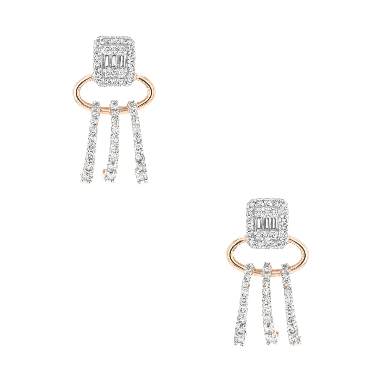 1.26CT Diamond Earring