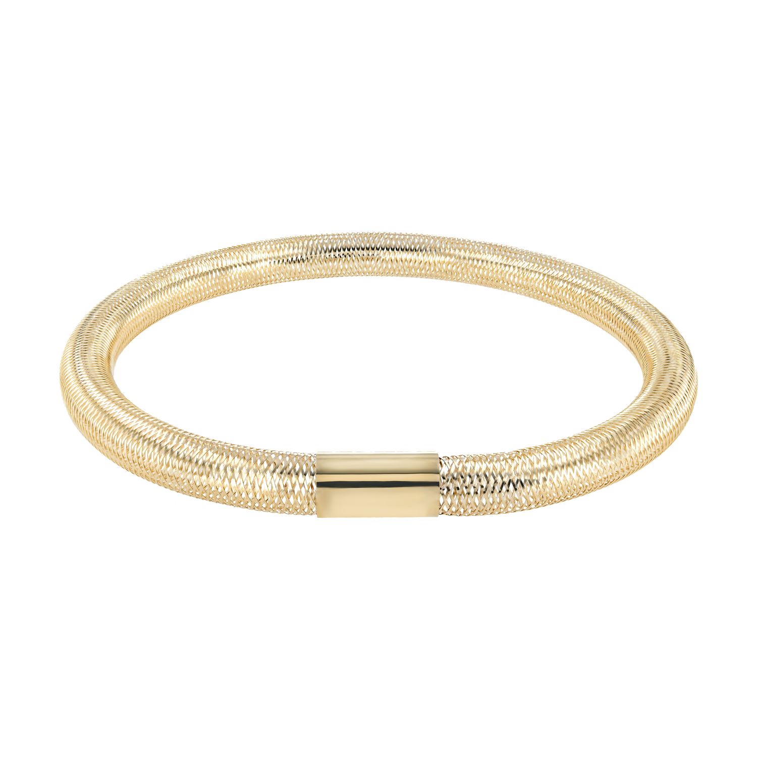 Flexibly  Loop 18K Gold Bracelet