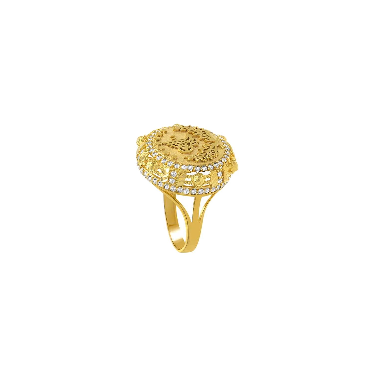 21K Traditional Gold Ring