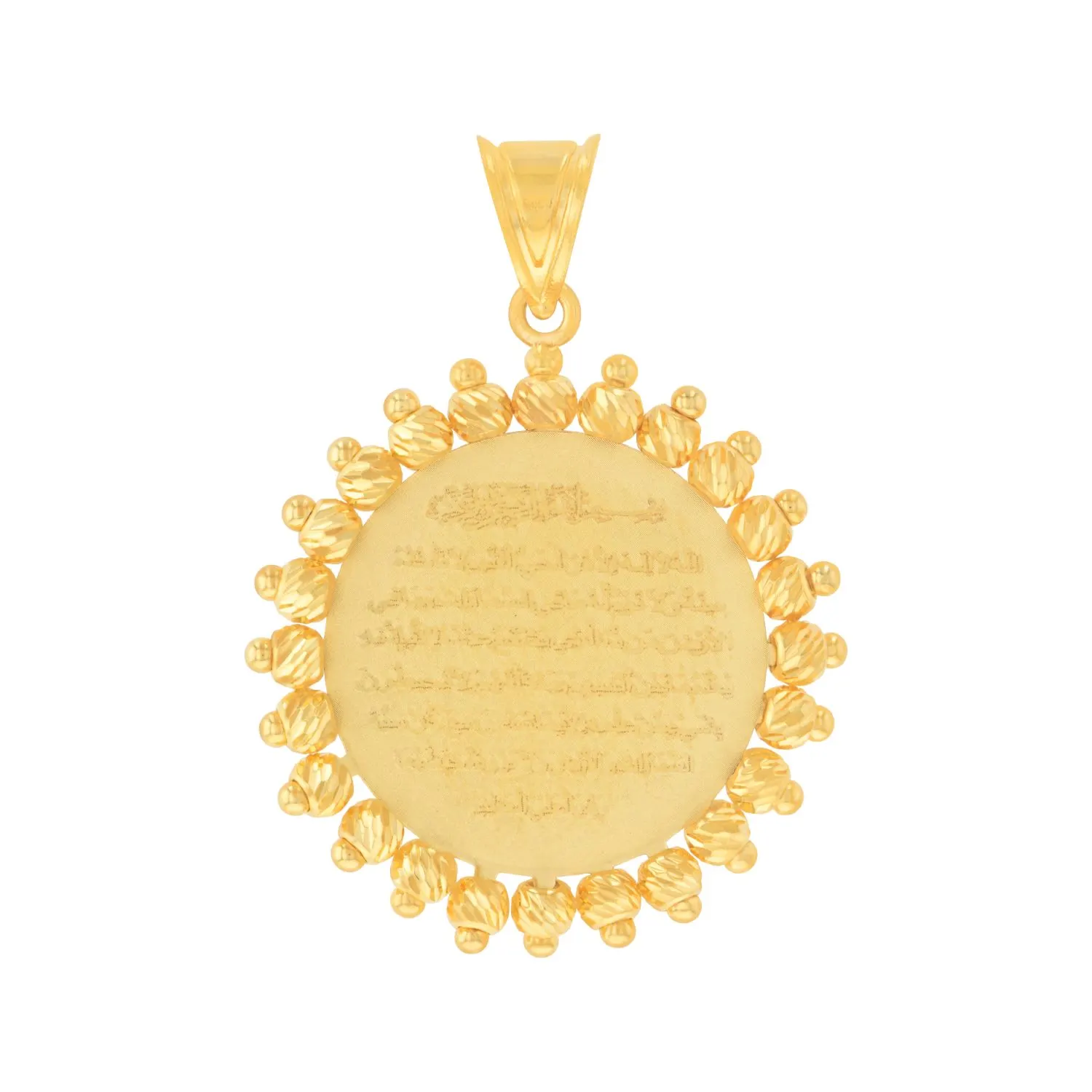 21K Traditional Gold Pendant