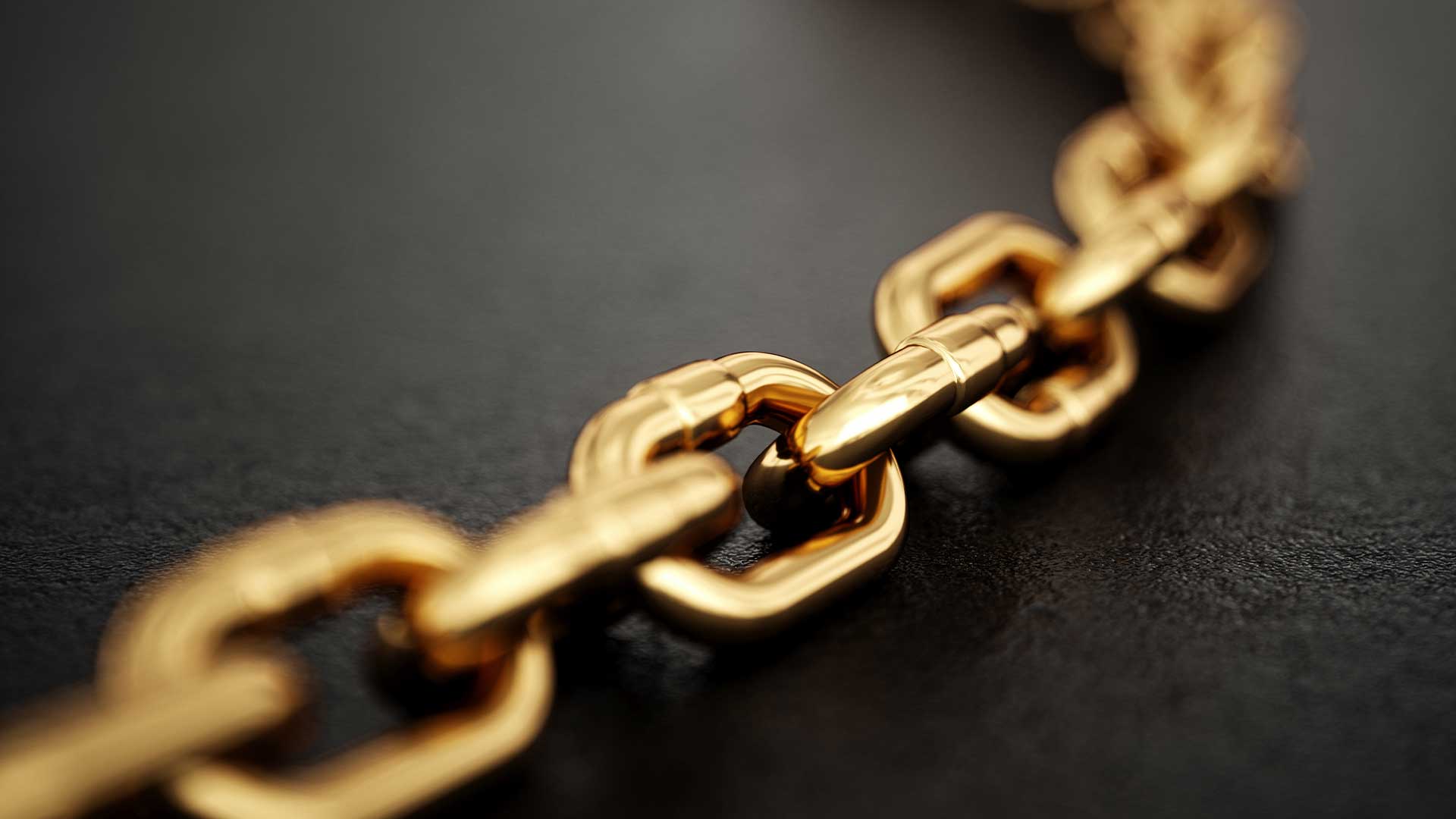 Real gold deals filled chains