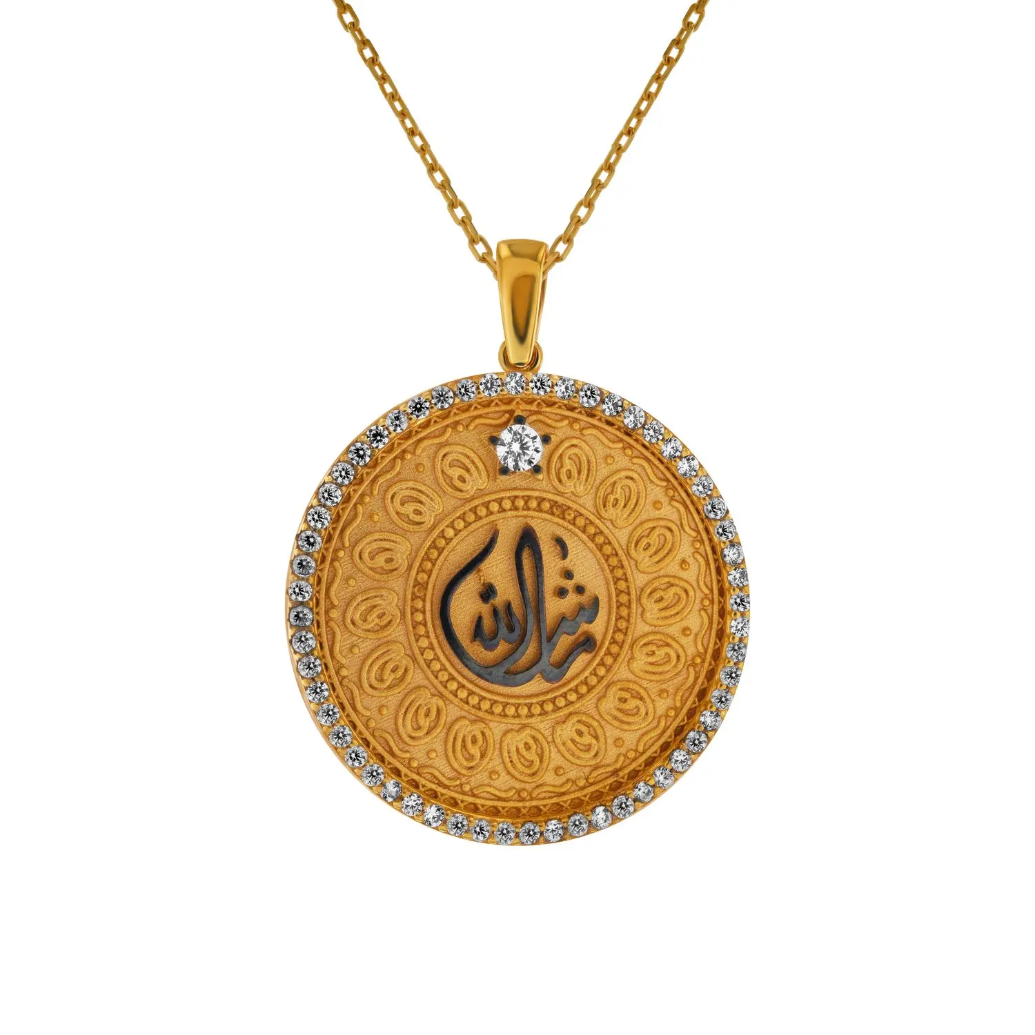 21K Traditional Gold Pendant