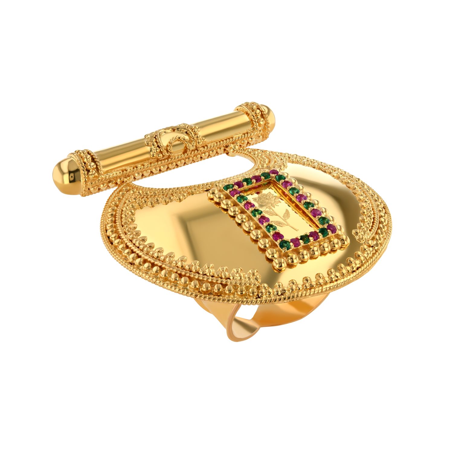 21K Traditional Gold Set With 24K Gold Bars