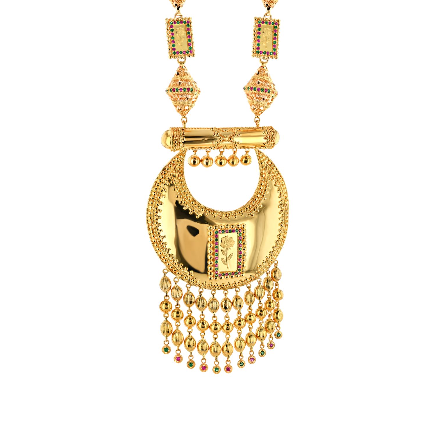 21K Traditional Gold Set With 24K Gold Bars