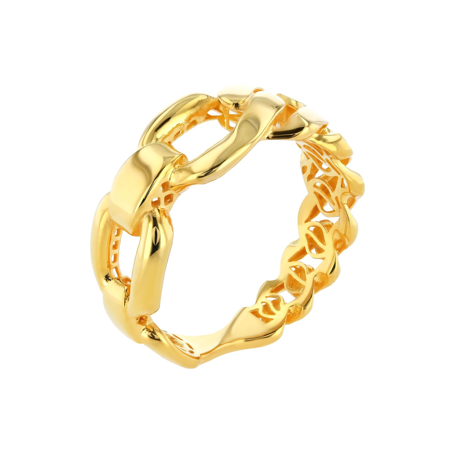 21K Half Monaco Chain Gold Set