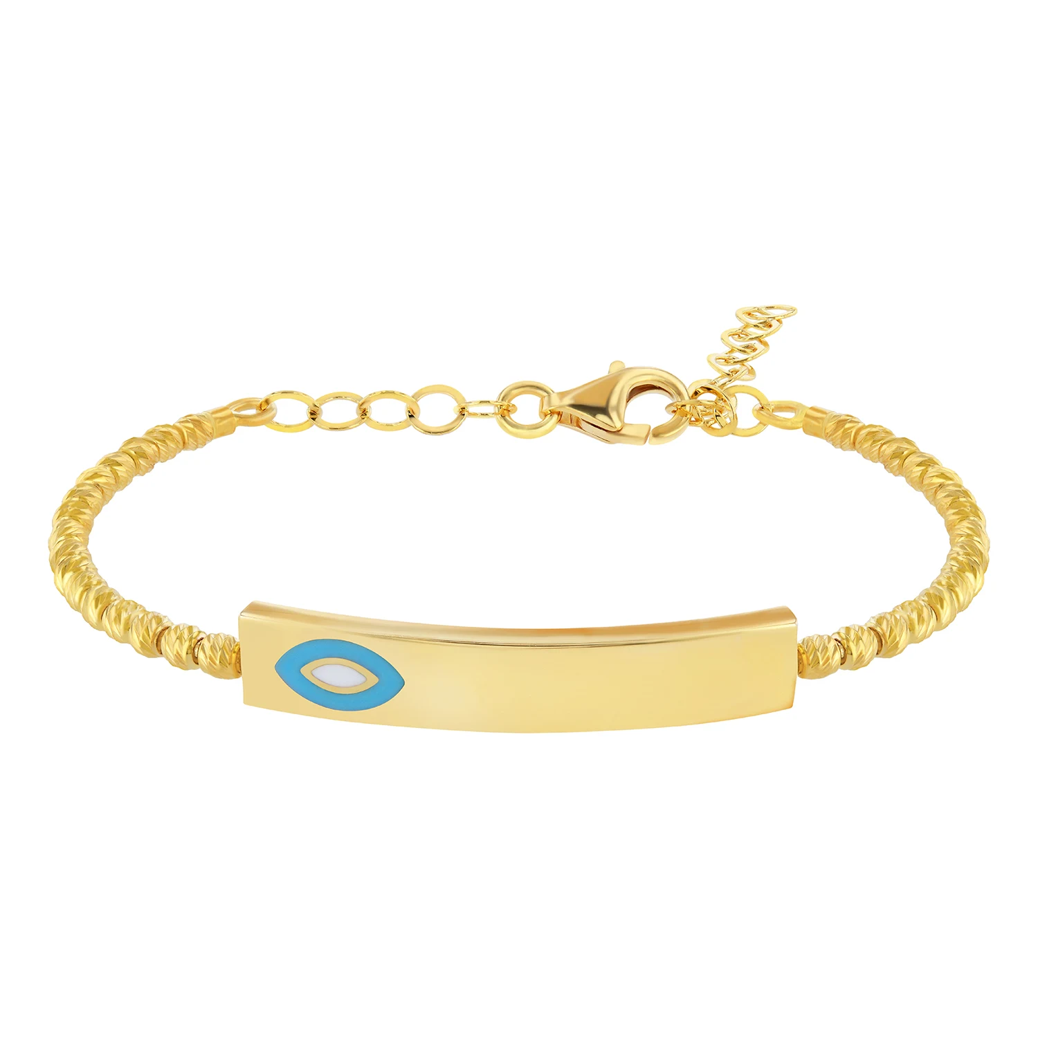 21K Gold  Evil eye Kids Bracelet